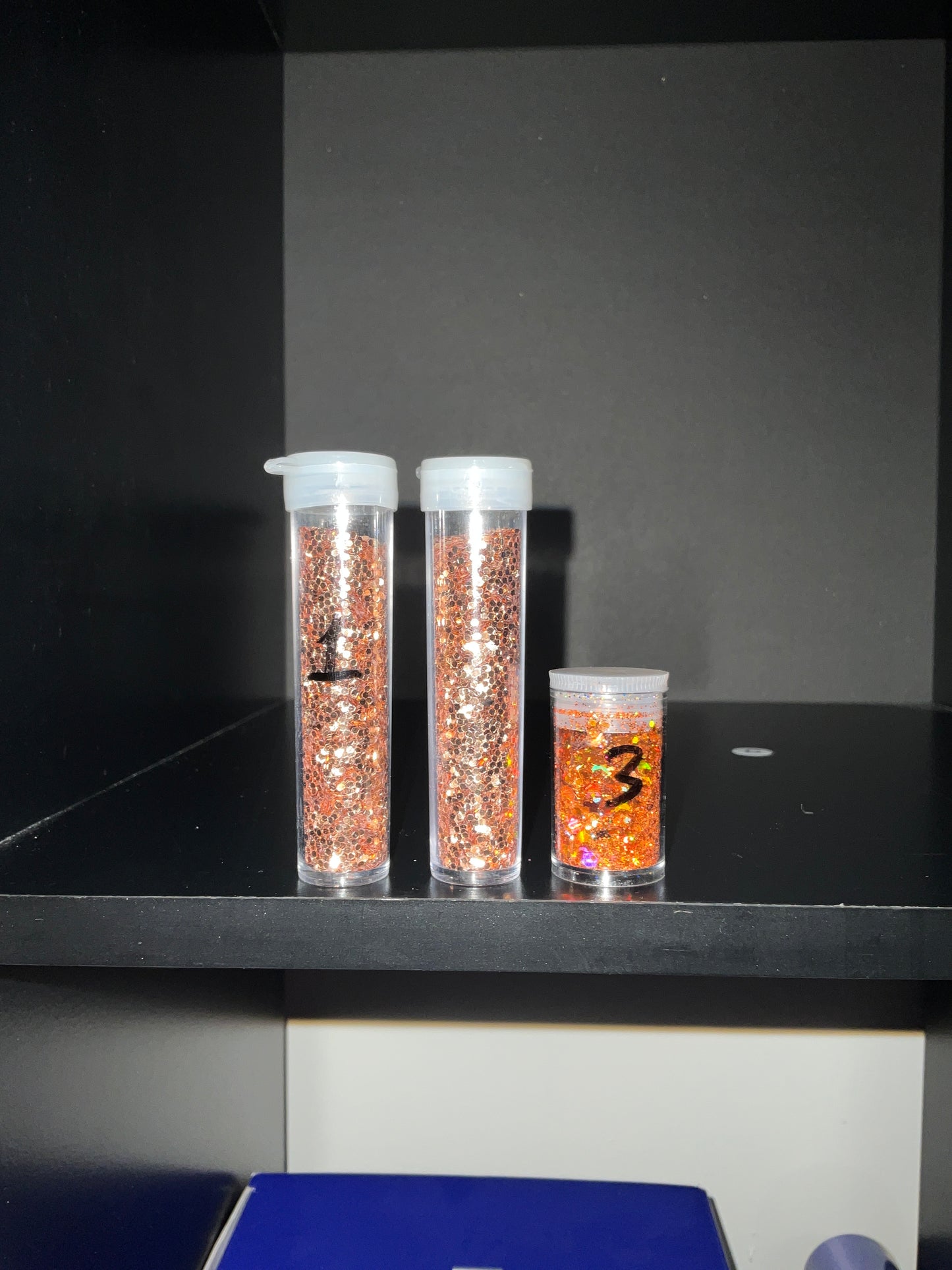 Chunky copper glitter