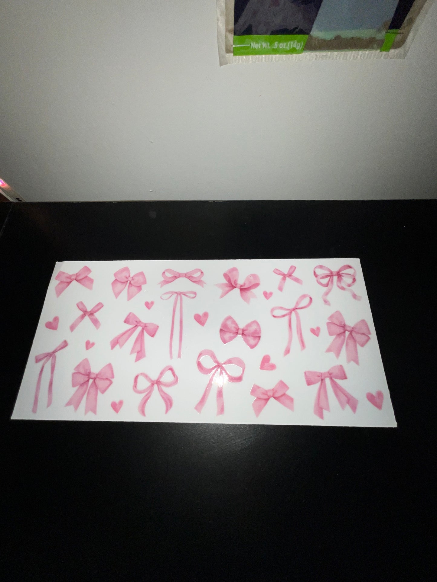 Pink bows wrap