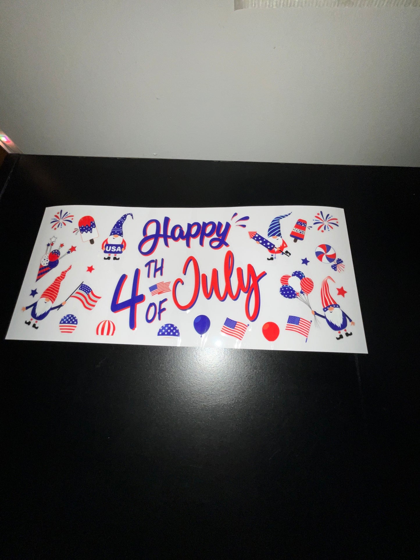 Gnome 4th of July wrap