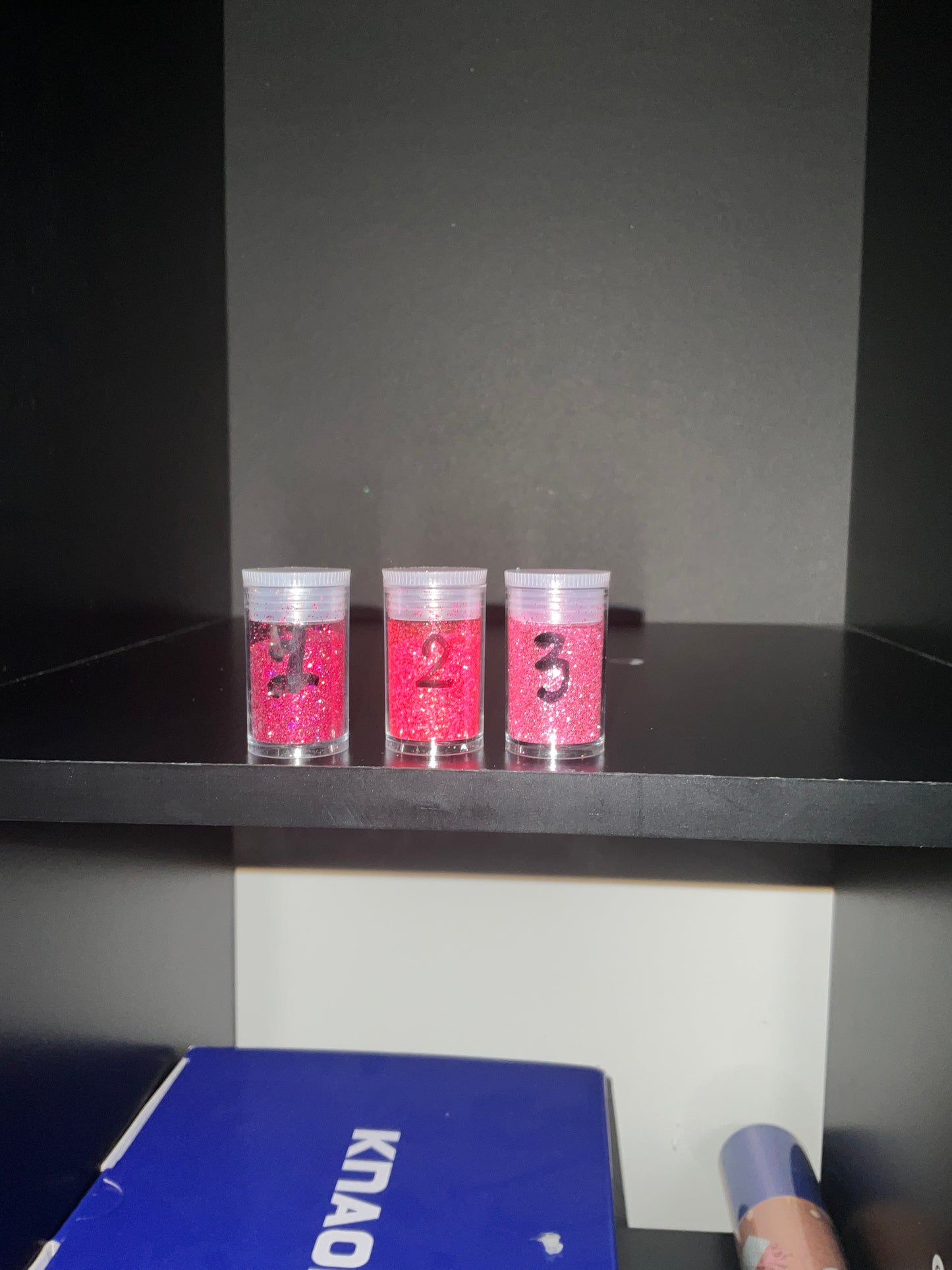 Extra fine pink glitter