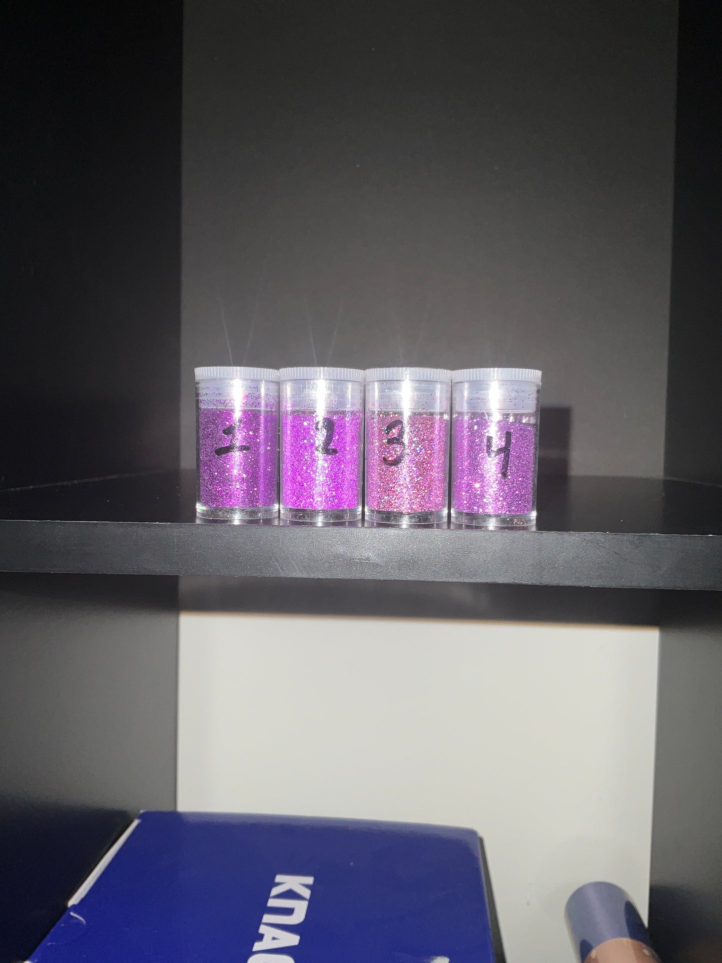 Extra fine purple glitter