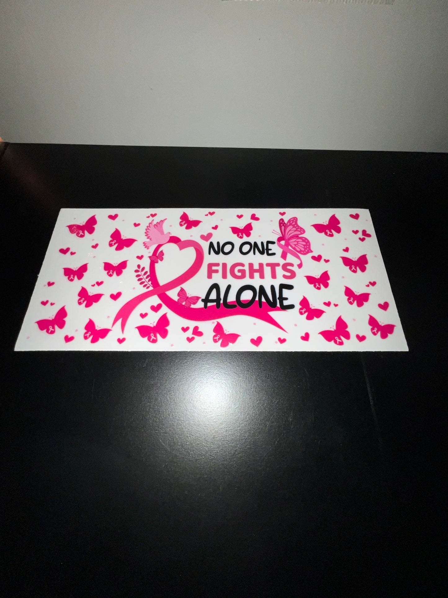 No one fights alone cancer wrap