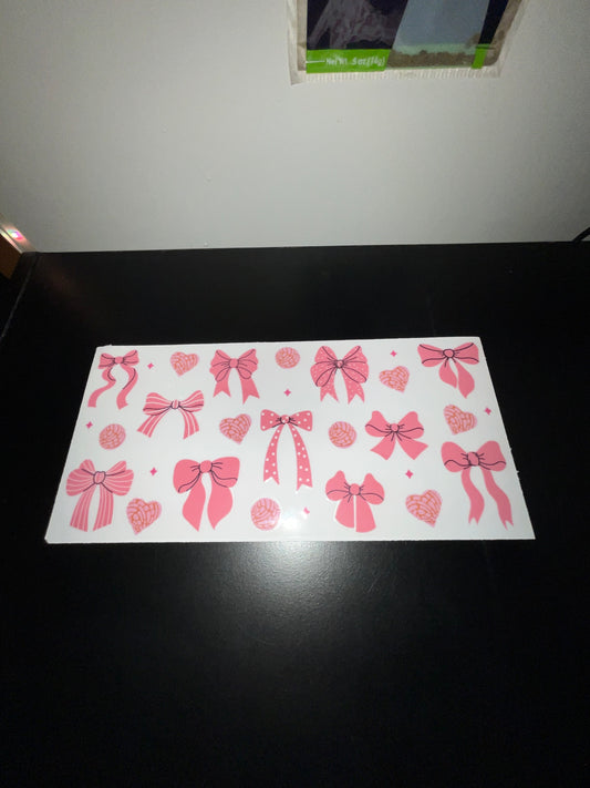 Pink bows and pink disco balls