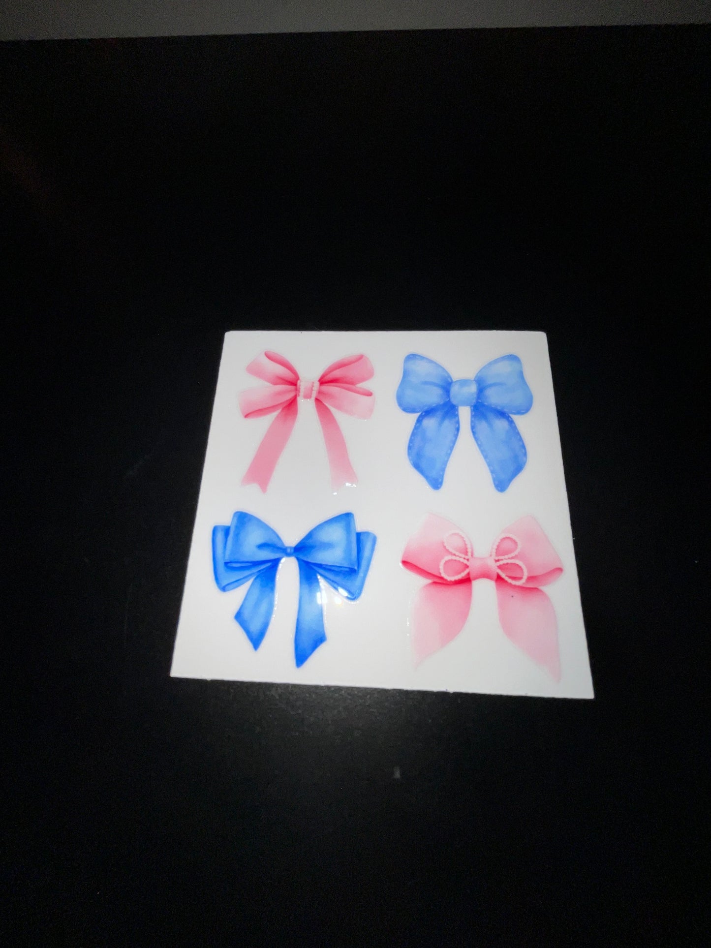 Small pink and blue wrap