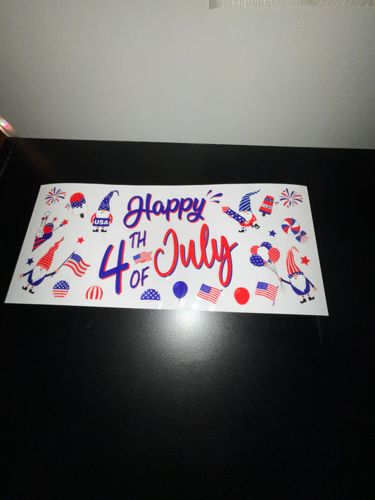 Gnome 4th of July wrap