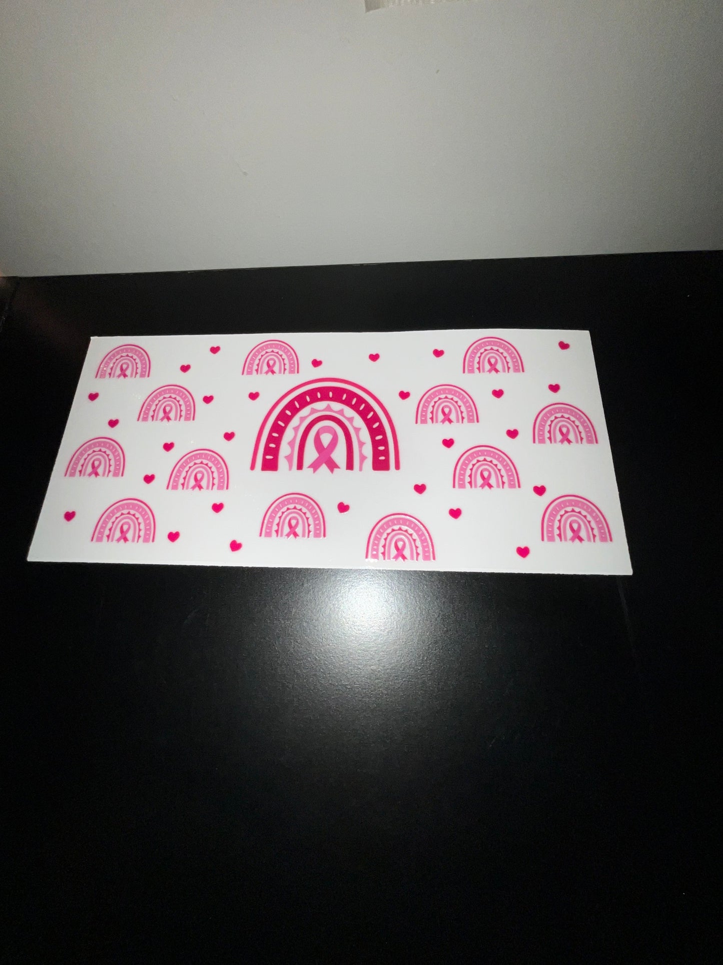 Pink rainbow cancer wrap