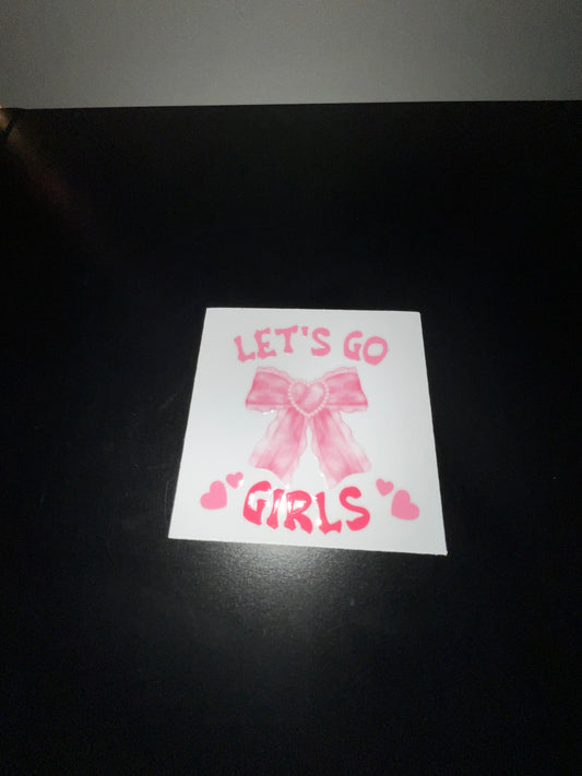 Pink let’s go girls wrap