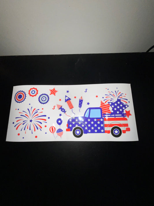 Fireworks American wrap